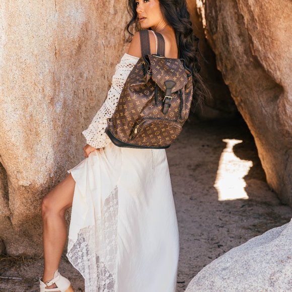 Rucksack- Louis Vuitton Montsouris GM - Picture 2 of 2